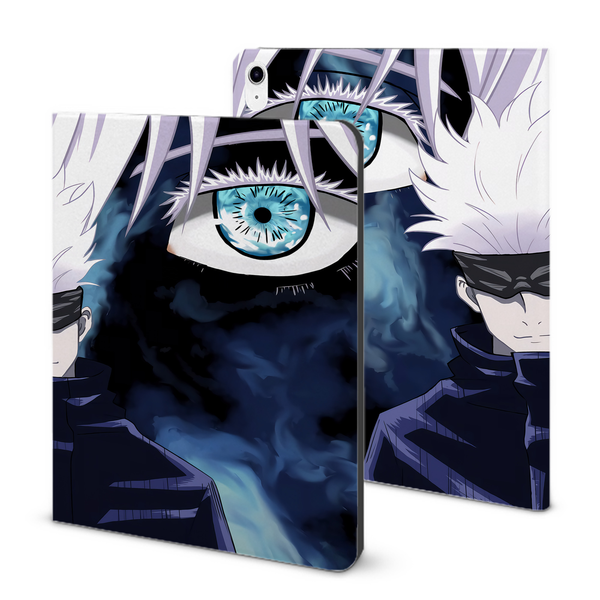 （画像用） 呪術廻戦 Jujutsu Kaisen IPad ケース ブック型 PUレザー TPU 耐衝撃 軽量 薄型 ペン収納なし 全面保護 IPad 各モデル対応